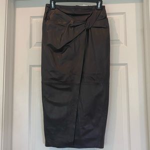 RARE! Zara THE LEATHER EDITION pencil skirt NWT